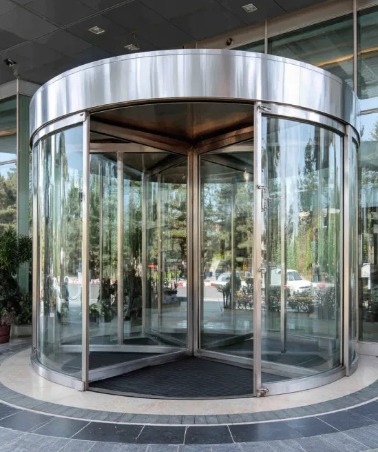 Colocação de portas automáticas