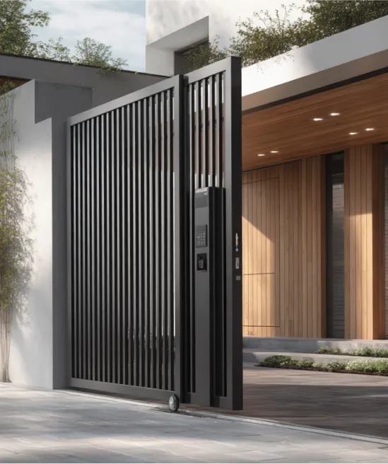 Colocação de portões de correr